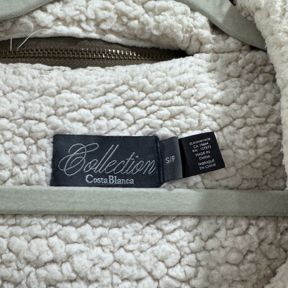 Costa Blanca Brown Utility Jacket with Faux Fur Hood - Picture 4 of 10